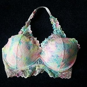 VS Pink Halter Bralette